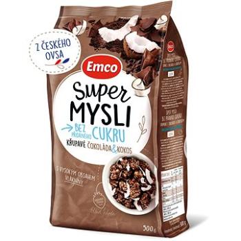 Emco Super mysli bez pridaného cukru čokoláda a kokos 500 g (8595229920403)