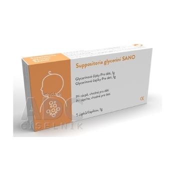 Suppositoria Glycerini SANO Pre deti 1g