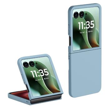 PLASTIC Ochranný plastový kryt pre Motorola Razr 60 Ultra svetlomodrý