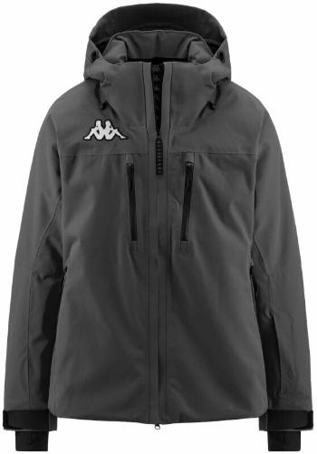 Kappa 6Cento 611P Mens Jacket Grey Asphalt/Black 2XL Síkabát