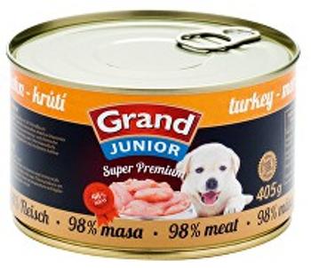 GRAND konz. Superpremium Junior pes morčacie 405g + Množstevná zľava