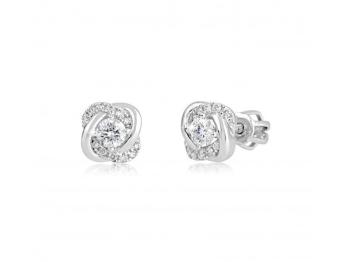 Cutie Diamonds Luxusné náušnice z bieleho zlata s diamantmi DZ9001-3263-30-00-X-2