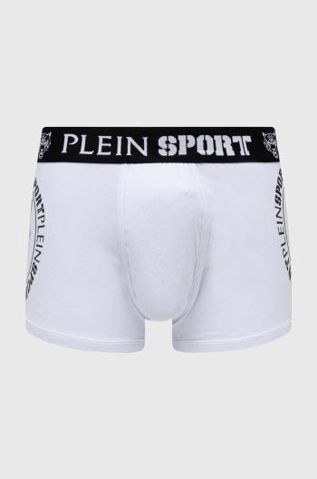 Boxerky PLEIN SPORT pánske, biela farba