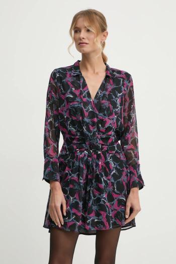 Šaty Pepe Jeans ADA čierna farba, mini, áčkový strih, PL953630