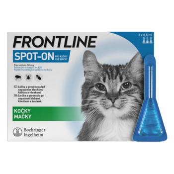 FRONTLINE Spot-on pre mačky 0,5 ml 3 pipety