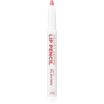 Inglot PlayInn Velvet Define Lip Pencil intenzívna ceruzka na pery odtieň PALE RASPBERRY 62 1,6 g