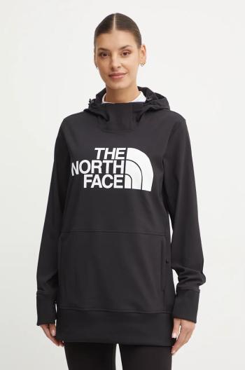 Športová mikina The North Face Tekno čierna farba, s kapucňou, s potlačou, NF0A7UUK4H01