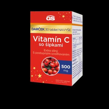 GS Vitamin C500 so šípkami darček 100+30 tabliet