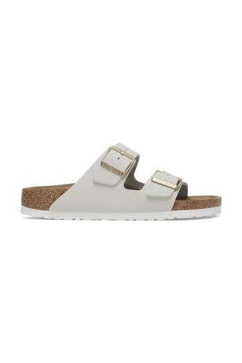 Nubukové šľapky Birkenstock Arizona biela farba, 1029475