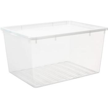 Plast Team Úložný box 134 l, 78 × 57 × 40 cm Basic box, číry (22880800)
