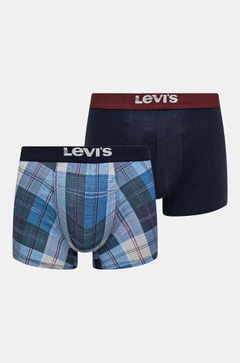 Boxerky Levi's 2-pak pánske, tmavomodrá farba, 37149-1022