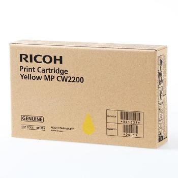 Ricoh originál ink 841638, yellow, Ricoh MPC W2200SP, MP CW2201, žltá