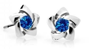 Cutie Jewellery Detské náušnice z bieleho zlata C2201-30-X-2 modrá
