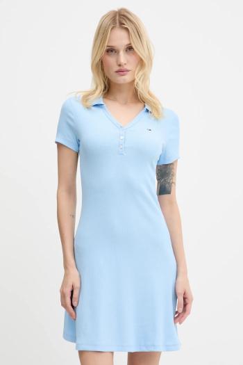 Šaty Tommy Jeans mini, priliehavé, DW0DW21172