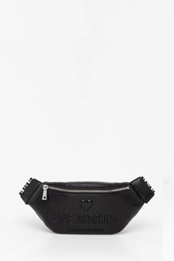 Ľadvinka Love Moschino čierna farba, JC4223PP0MKF000B