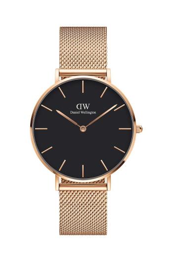 Hodinky Daniel Wellington Petite 36 Melrose dámske, ružová farba