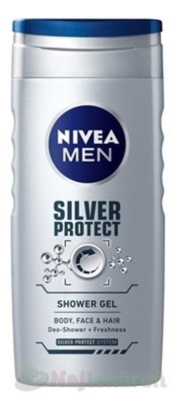 NIVEA MEN SPRCHOVÝ GÉL Silver protect 250ml