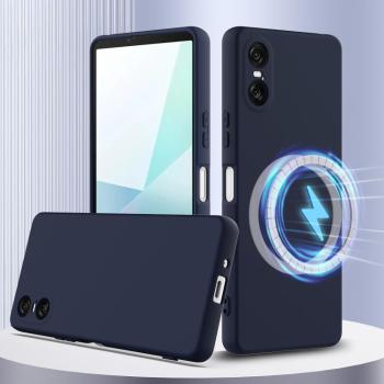 RUBBER MAGSAFE Silikónový kryt pre Sony Xperia 10 VI NAVY BLUE