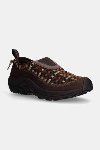 Topánky Merrell 1TRL Jungle Moc Evo Woven Se pánske, hnedá farba, J006445