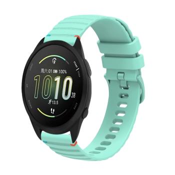 WAVY Silikónový remienok pre Garmin Forerunner 165 svetlozelený