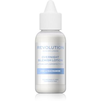 Revolution Skincare Blemish Zinc & Niacinamide nočná starostlivosť proti akné 30 ml