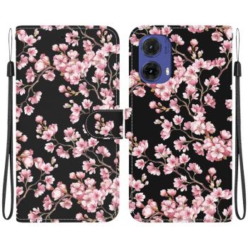 ART Peňaženkový kryt pre Motorola Moto G85 5G PLUM BLOSSOM