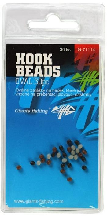 Giants fishing zarážka na háčik hook beads oval 30 ks