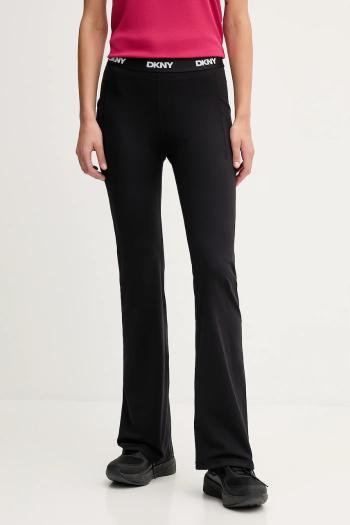 Legíny Dkny čierna farba, jednofarebné, DP5P3656