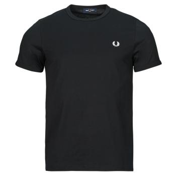 Fred Perry  RINGER T-SHIRT  Tričká s krátkym rukávom Čierna