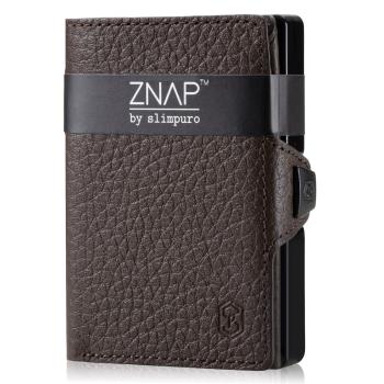 Slimpuro ZNAP Slim Wallet, 8 kariet, priehradka na mince, 8,9 x 1,5 x 6,3 cm (Š x V x H), ochrana RFID