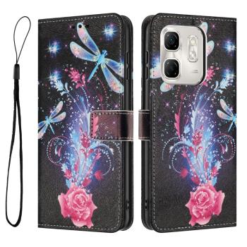 ART Peňaženkový kryt pre Infinix Smart 9 HD DRAGONFLY