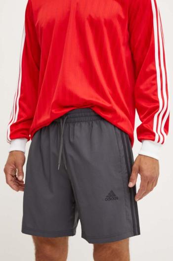 Šortky adidas Essentials Chelsea pánske, šedá farba, JG8499