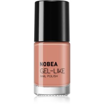 NOBEA Day-to-Day Gel-like Nail Polish lak na nechty s gélovým efektom odtieň Almond milk #N14 6 ml