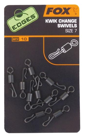 Fox Rychlovýměnné obratlíky Edges Kwik Change Swivel 10ks,Fox Rychlovýměnné obratlíky Edges Kwik Change Swivel 10ks