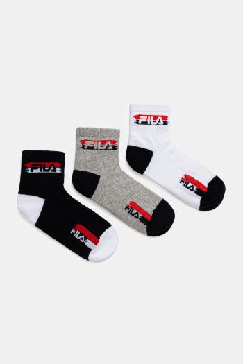 Ponožky Fila 3-pak tmavomodrá farba, F2108