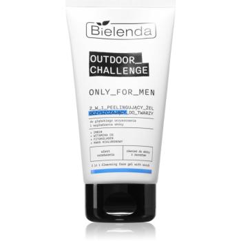 Bielenda Only For Men Outdoor Challenge peelingový čistiaci gél na tvár 150 g