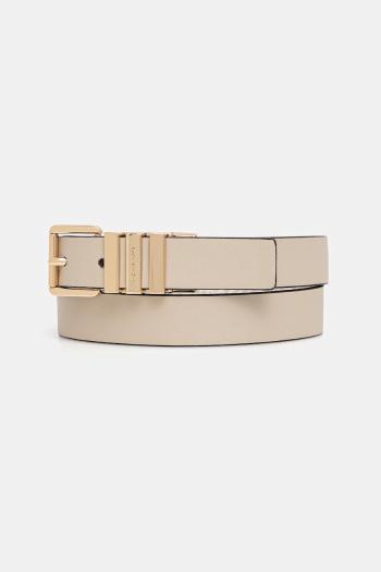 Obojstranný opasok MICHAEL Michael Kors béžová farba, 559179