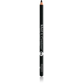 Bourjois Khôl & Contour XL dlhotrvajúca ceruzka na oči odtieň 001 Noir-issime 1,65 g