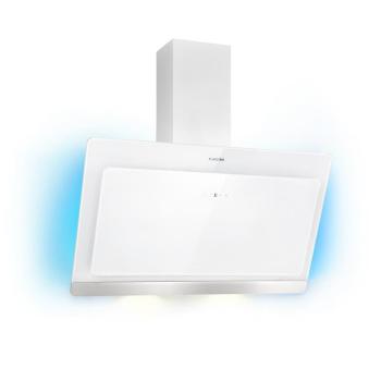 Klarstein Aurora Eco 90, digestor, 550 m³/h, LED displej, biely