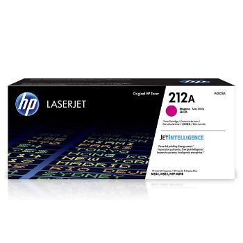 HP originál toner W2123A, magenta, 4500str., HP 212A, HP Color LaserJet Enterprise M554dn,M555dn,M555x, O, purpurová