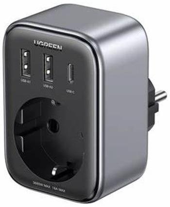 Ugreen 90613 Outlet Extender and Quick Charger (1 AC outlet + 30W 2A1C