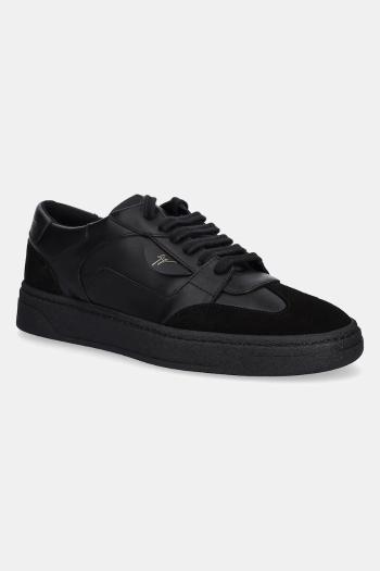 Kožené tenisky Giuseppe Zanotti GZ/94 čierna farba, RU50013.001