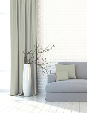 Zatemňovací dekoračný záves alebo látka, Blackout UNI,svetlo sivá, 150 cm 150 cm