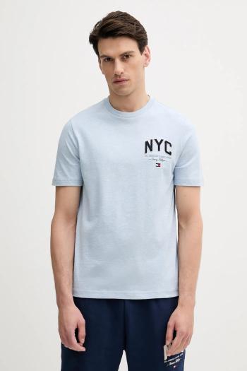 Bavlnené tričko Tommy Hilfiger pánske, s nášivkou, MW0MW40427