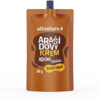 ALLNATURE Arašidový krém s mliečnou čokoládou 50 g