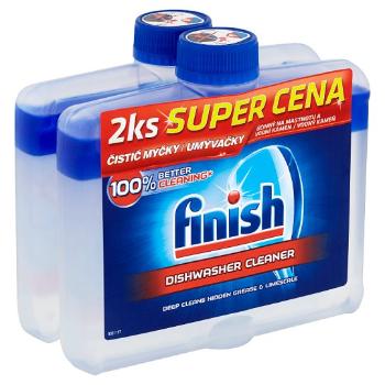 FINISH Čistič umývačky riadu 2 x 250 ml