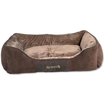 SCRUFFS Chester box bed XL 90 × 70 cm čokoládový (5060319931995)