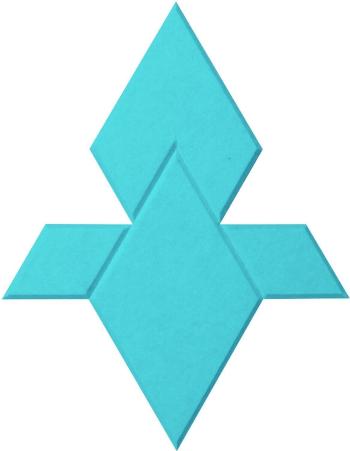 Mega Acoustic FACLON-PET 10 Pieces Turquoise Absorpčný penový panel