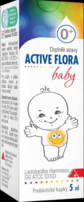 ACTIVE FLORA baby perorálne kvapky, 5 ml