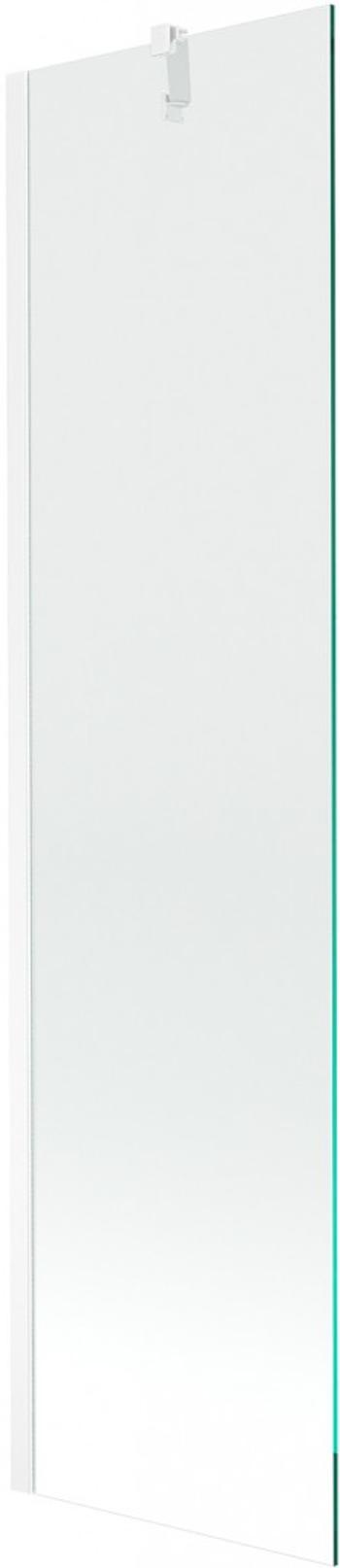 MEXEN/S - Next vaňová zástena FIX 50x150 cm, transparent, biela 895-050-000-00-00-20